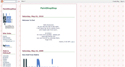 Desktop Screenshot of paintshopstop.blogspot.com