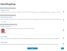 Tablet Screenshot of paintshopstop.blogspot.com