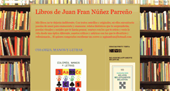 Desktop Screenshot of librosdejuanfran.blogspot.com