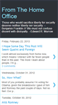 Mobile Screenshot of fromthehomeoffice.blogspot.com