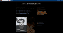 Desktop Screenshot of movimiento--estudiantil.blogspot.com
