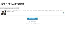 Tablet Screenshot of paseoreforma.blogspot.com
