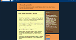 Desktop Screenshot of checkinyaccion.blogspot.com
