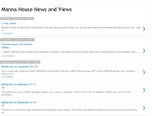 Tablet Screenshot of mannahousenewsandviews.blogspot.com