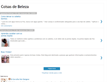 Tablet Screenshot of coisasdebeleza.blogspot.com