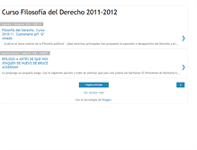 Tablet Screenshot of filosofiaderecho.blogspot.com