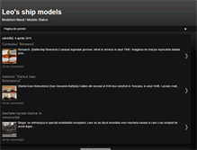 Tablet Screenshot of leomodelismnaval.blogspot.com