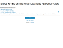 Tablet Screenshot of drugscholinergic.blogspot.com