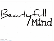 Tablet Screenshot of beauty-fullmind.blogspot.com