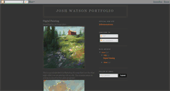 Desktop Screenshot of joshwatsonart.blogspot.com