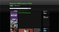 Desktop Screenshot of millionaireclubnigeria.blogspot.com