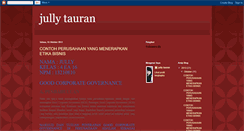 Desktop Screenshot of jullytauran.blogspot.com