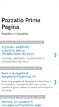 Mobile Screenshot of pozzalloprimapagina.blogspot.com