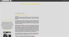 Desktop Screenshot of cronicasdeunainconformista.blogspot.com