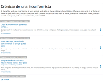 Tablet Screenshot of cronicasdeunainconformista.blogspot.com