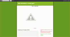 Desktop Screenshot of ekoturizamcrnagora.blogspot.com
