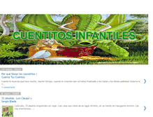 Tablet Screenshot of cuentitos-infantiles.blogspot.com