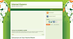 Desktop Screenshot of internetkazancbankasi.blogspot.com