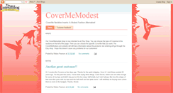 Desktop Screenshot of covermemodest.blogspot.com
