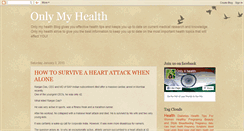 Desktop Screenshot of onlymyhealth2011.blogspot.com