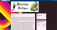 Desktop Screenshot of bicicleta-antigua.blogspot.com