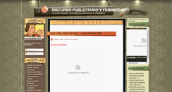 Desktop Screenshot of discursopublicitarioyfemineidad.blogspot.com