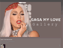 Tablet Screenshot of gagamylovegallery.blogspot.com