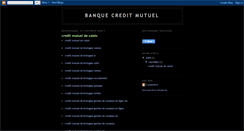 Desktop Screenshot of banque-creditmutuel.blogspot.com