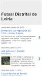 Mobile Screenshot of futsaldistritaldeleiria.blogspot.com