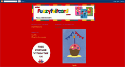 Desktop Screenshot of fuzzyfeltcards.blogspot.com