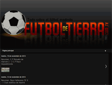 Tablet Screenshot of futboldetierra.blogspot.com