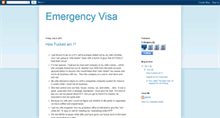 Desktop Screenshot of emergencyvisa.blogspot.com