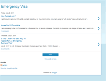 Tablet Screenshot of emergencyvisa.blogspot.com