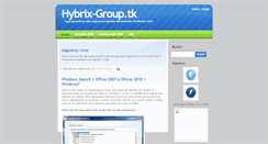 Desktop Screenshot of hybrix-group.blogspot.com