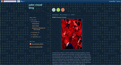 Desktop Screenshot of julesvisual.blogspot.com