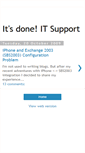 Mobile Screenshot of itsdone-itsupport.blogspot.com