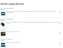 Tablet Screenshot of daniels-laptop-reviews.blogspot.com