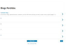 Tablet Screenshot of blogsperdidos.blogspot.com