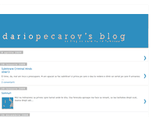 Tablet Screenshot of dariopecarov.blogspot.com