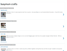 Tablet Screenshot of busymumcrafts.blogspot.com