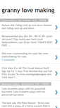 Mobile Screenshot of granny-love-making.blogspot.com