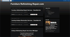 Desktop Screenshot of furniturerefinishingrepair.blogspot.com