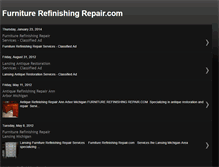 Tablet Screenshot of furniturerefinishingrepair.blogspot.com