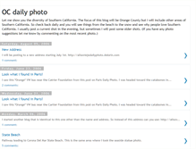 Tablet Screenshot of ocdailyphoto.blogspot.com
