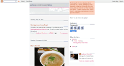 Desktop Screenshot of anthonyreviewsanything.blogspot.com