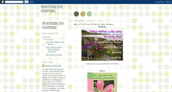 Desktop Screenshot of posterstoinspire.blogspot.com