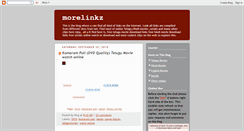 Desktop Screenshot of morelinkz.blogspot.com