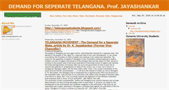 Desktop Screenshot of demandtelangana.blogspot.com