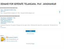 Tablet Screenshot of demandtelangana.blogspot.com