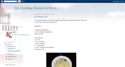 Desktop Screenshot of mycookingmemoir.blogspot.com